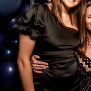 Black, One Shoulder B. Darlin dress, size 9/10